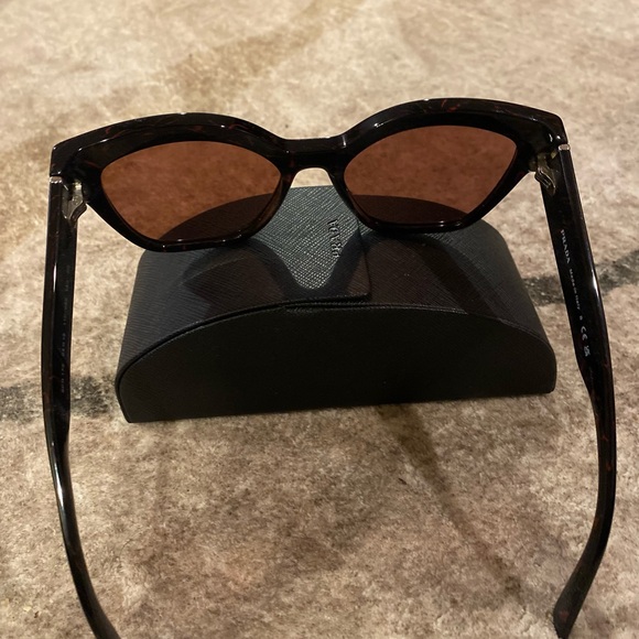 Prada Women's Sunglasses - Tortoise Shell and Brown - Picture 1 of 3